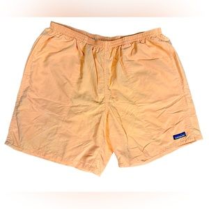 Patagonia Baggies Shorts Mens Large Peach 7" Lined Pocket Hiking